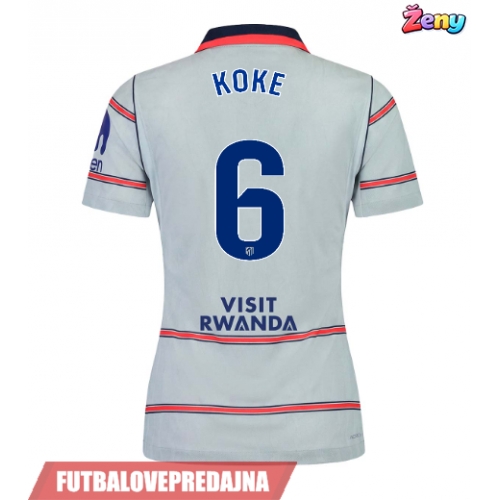 Lacne Ženy Futbalové dres Atletico Madrid Koke #6 2026-27 Krátky Rukáv - Tretina